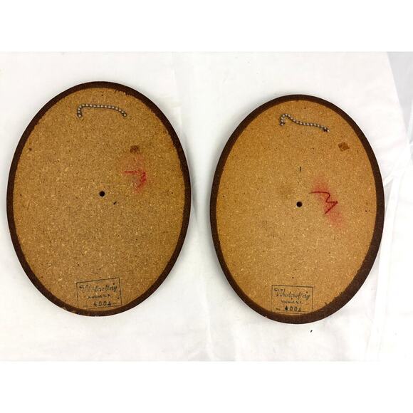 Set James Ingwersen Art Prints Oval Wall Art Gretchen & Gary Boy Girl 1973 - Picture 8 of 12